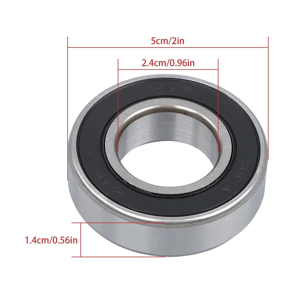 Set of 4 1641-2RS Ball Bearings 1" x 2" x 9/16 Rubber Sealed