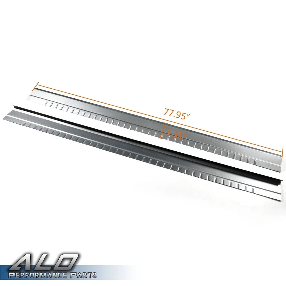 Set of 2 Extended Cab Rocker Panels for Chevy Silverado GMC Sierra 1500