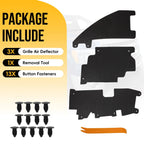 3PCS Radiator Support Grille Air Deflector Kit for Ford F-150 (2009–2014)