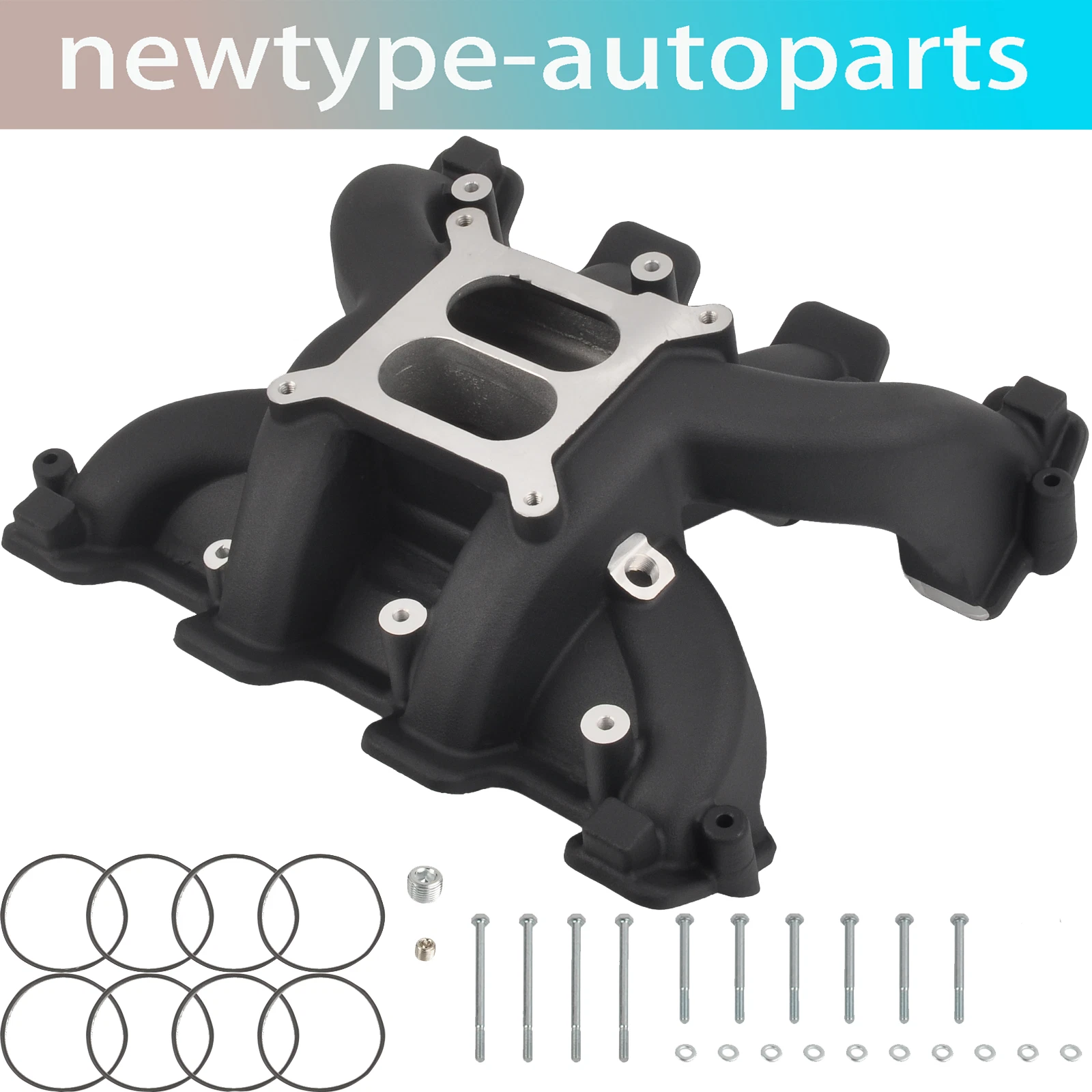 Dual Plane Carb Intake Manifold for LS1 5.3L LS2 6.0L (300-130)