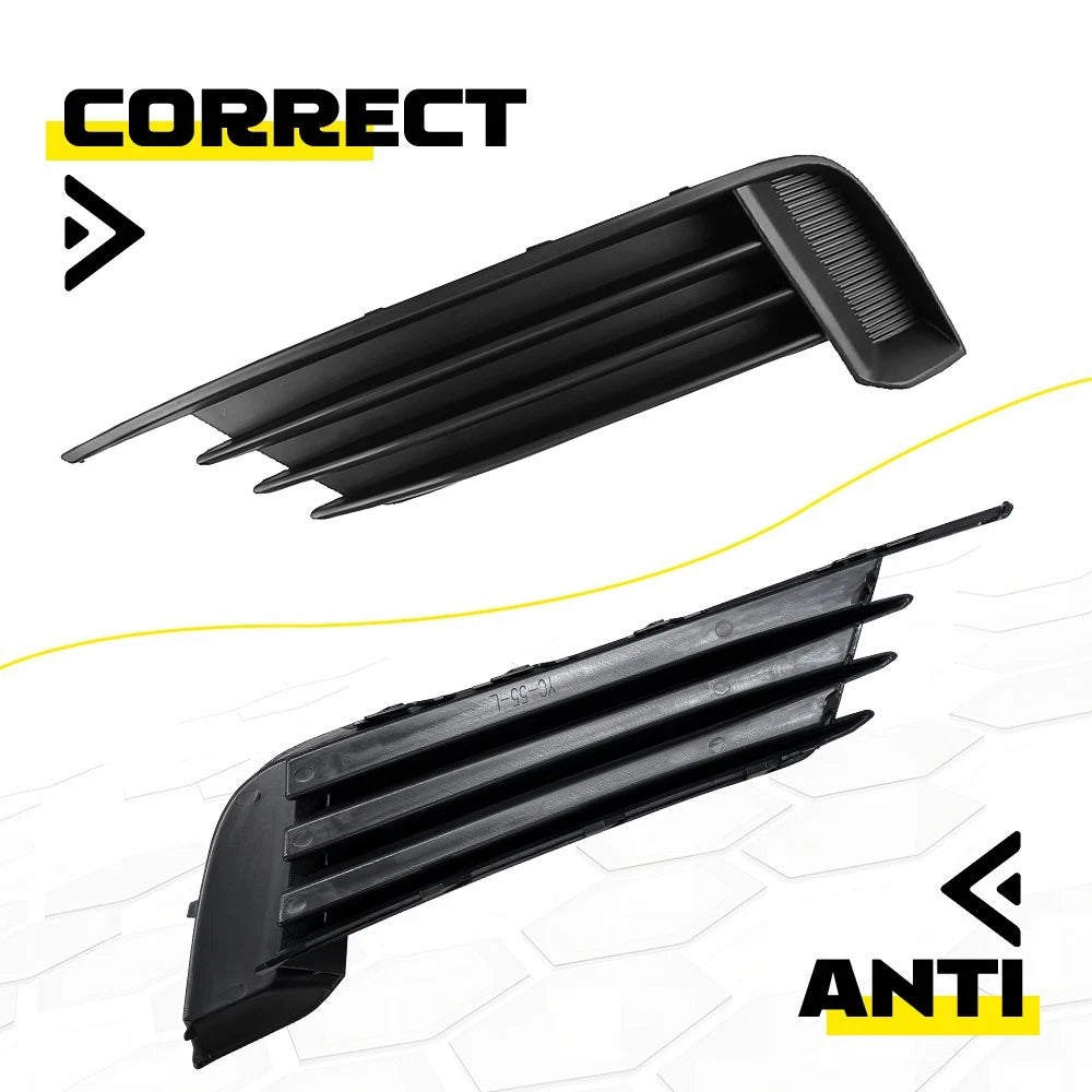 Front Bumper Fog Light Lamp Cover Grille for Audi S3 A3 (2013–2017) Left