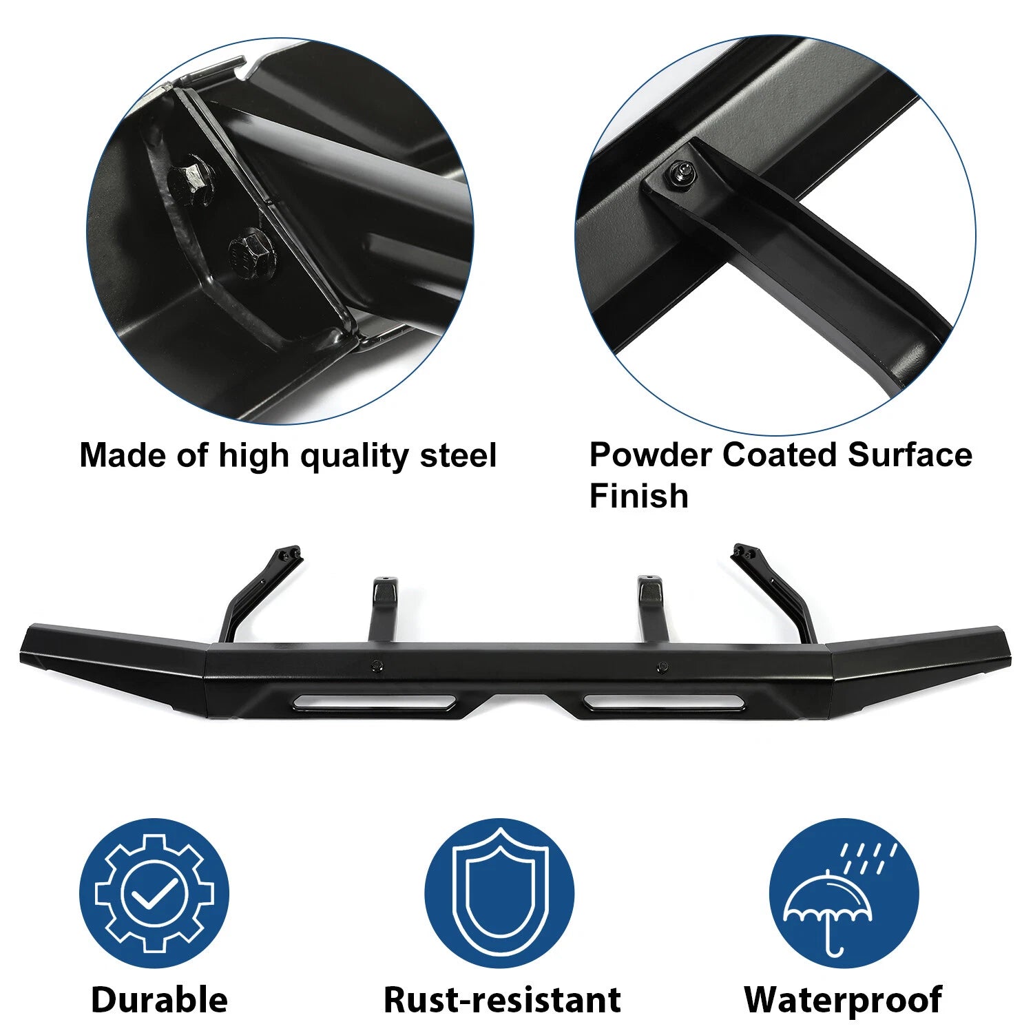 Rear Bumper Brushguard for Polaris Ranger 1000 Crew XP (2018–2024) #2882529
