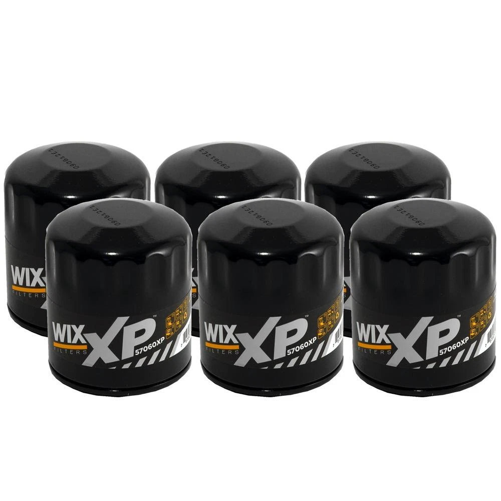Set of 6 Wix 57060XP Engine Oil Filters for (Spin-On)