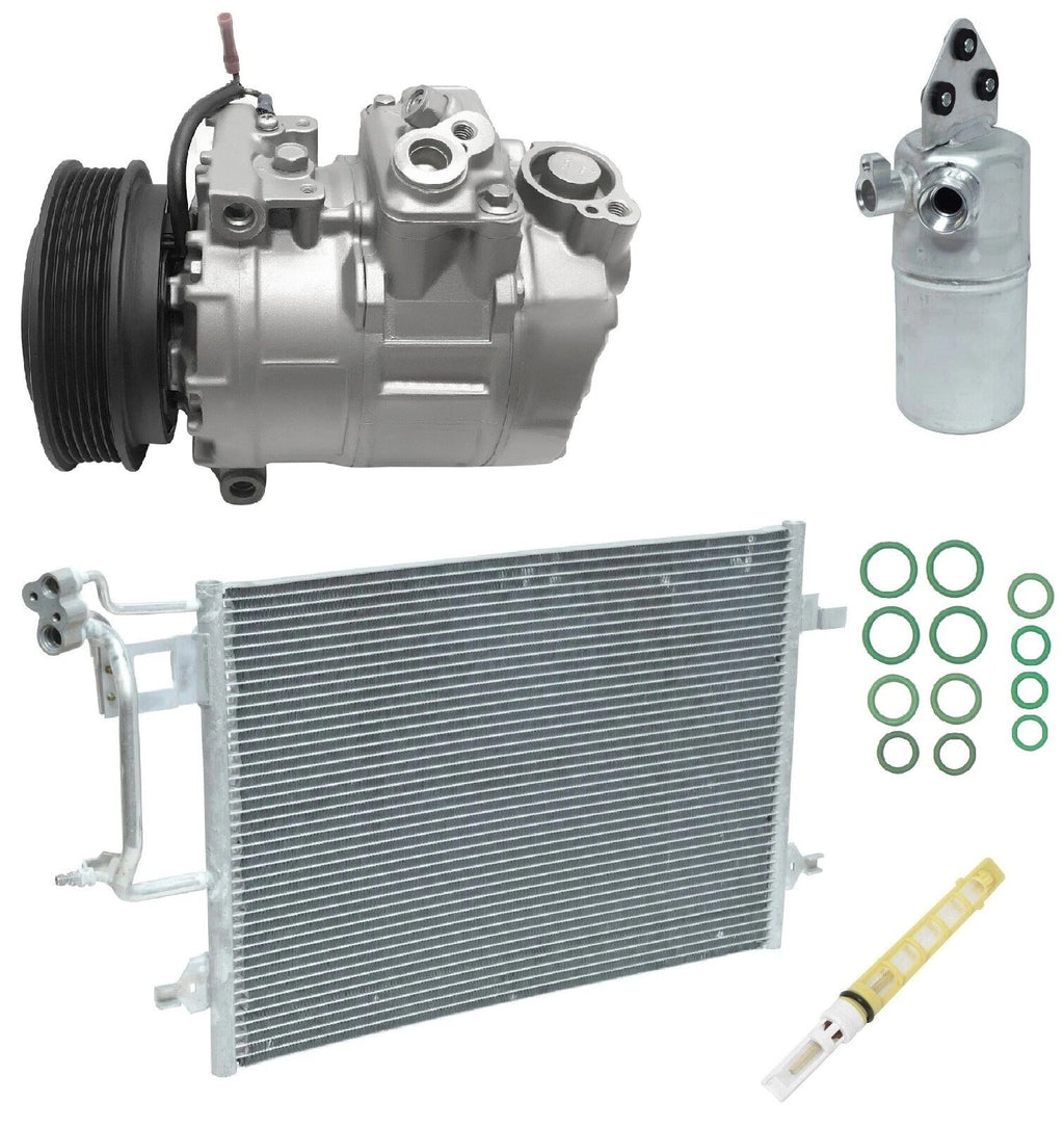 AC Compressor Kit with Condenser for Audi Allroad Quattro 2.7L (2002)