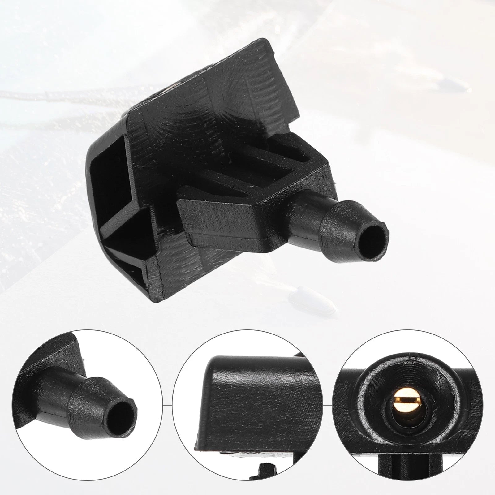 Set of 4 Windshield Wiper Washer Nozzle Spray Jet for Nissan Note 