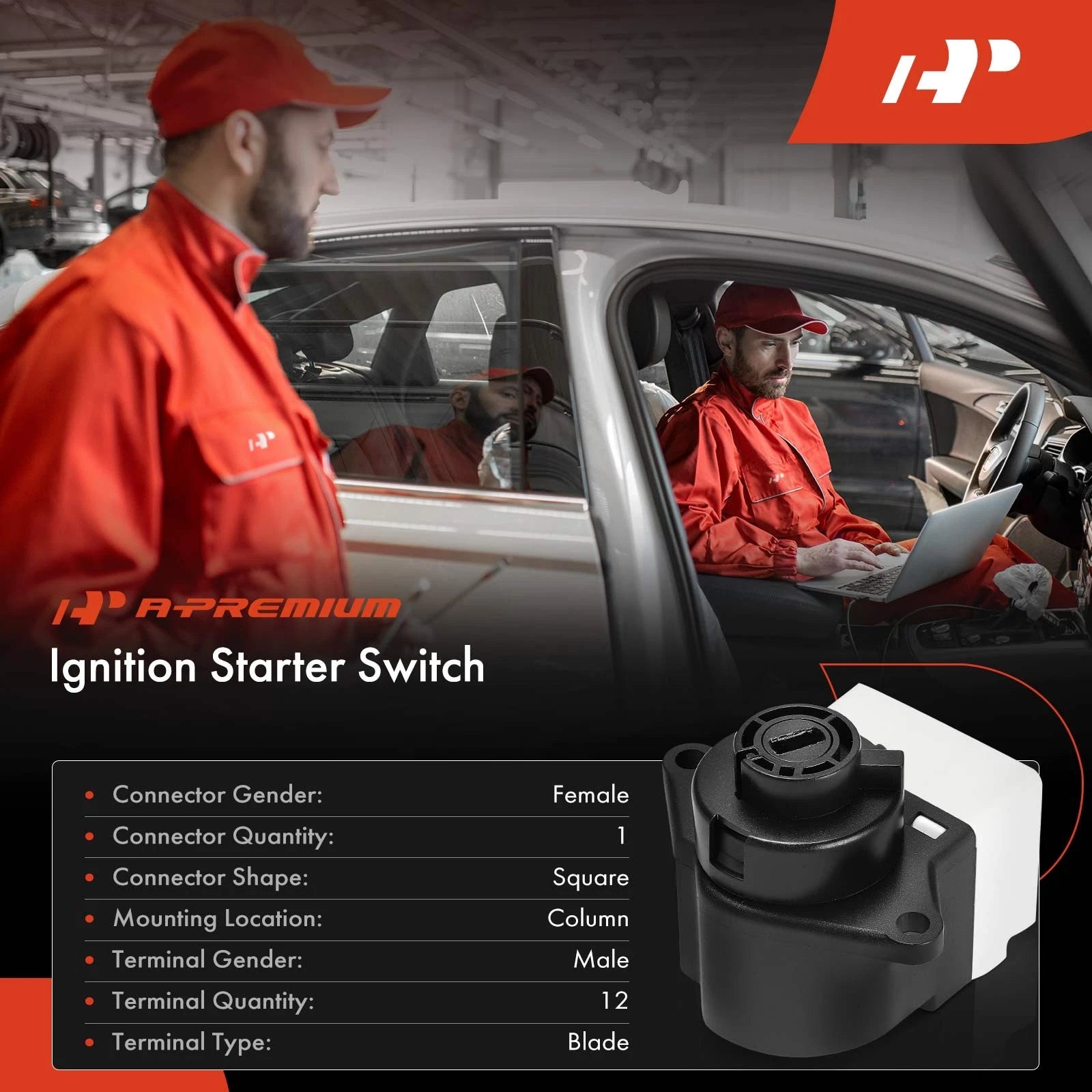 Ignition Starter Switch for Buick Skylark Oldsmobile Achieva Pontiac