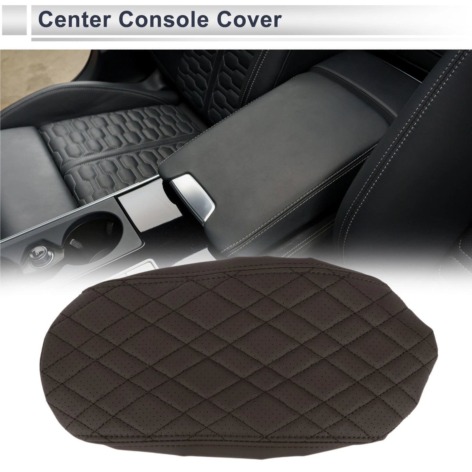 Center Console Cover for BMW 1 Series (2012–2018) Deep Brown 1 Pc