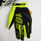 Cognito Full Finger Gloves for Men - Flourescent Yellow/Black, Size XL