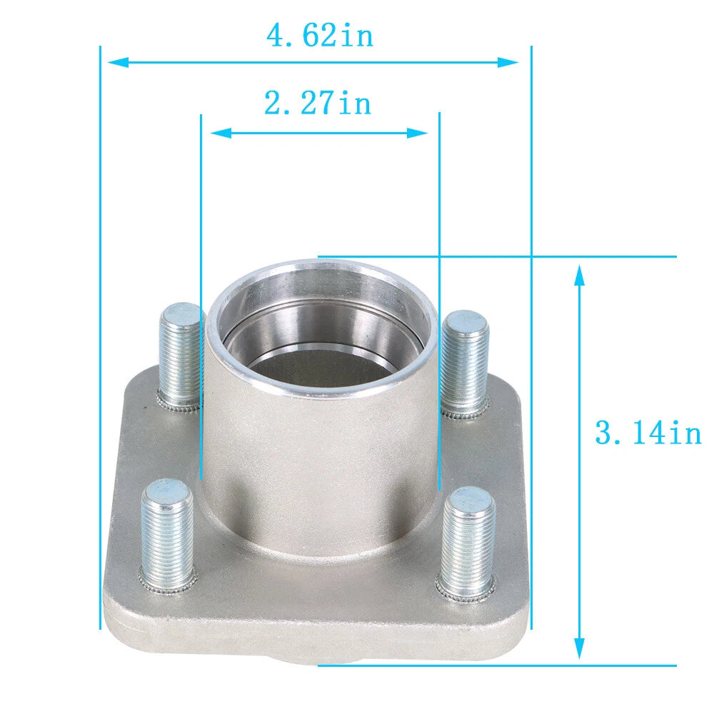 2X Front Wheel Hub for EZGO Golf Carts (2001–Present)