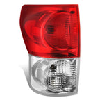 Left Side Taillight for Toyota Tundra (2007–2009) OE Style Chrome Red Lens