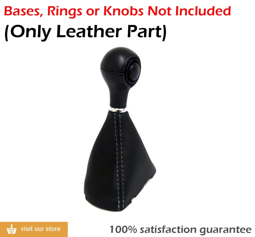 Automatic Shift Boot for Audi TT (2008–2016) Gray Stitch PVC Leather