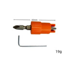 2X Spring Loaded Screwdriver Bit Stopper for Electric Drill Compatibility
