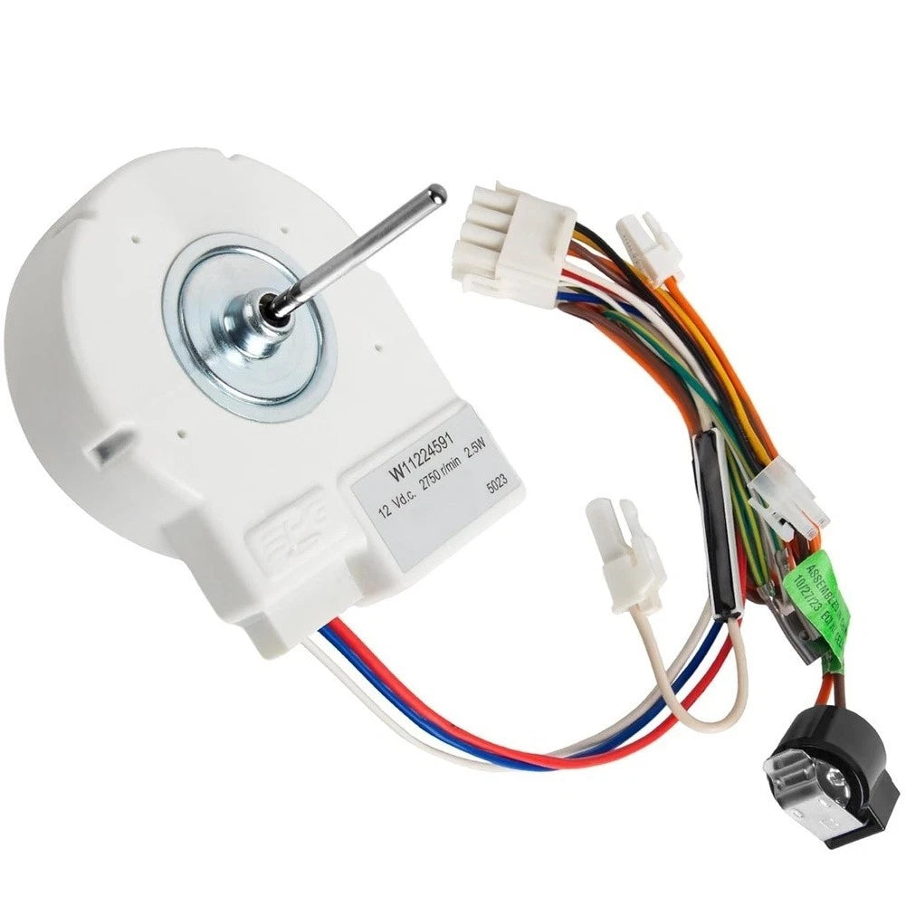 Evaporator Fan Motor W11224591 12V DC 2750 RPM for Refrigerator Repair