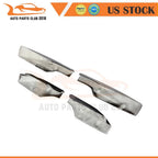 Set of 4 Black Cover Rail End Shells for Toyota RAV4 (2006-2012)