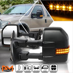 Powered Heated Towing Mirror w/LED Signal Lamp for Ford Super Duty (1999–2007)