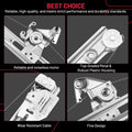 Rear RH Window Regulator w/o Motor for BMW E46 (1999–2005)