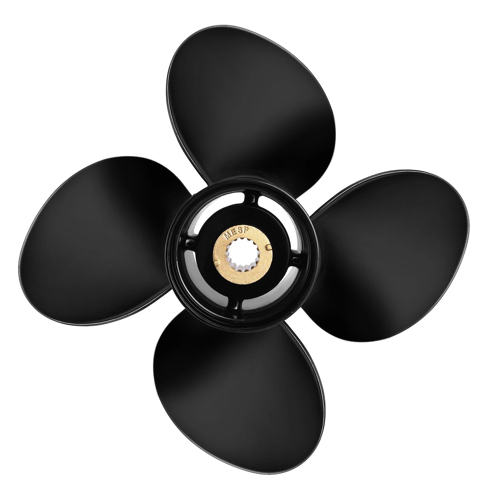 4-Blade Outboard Propeller for Mercury 40-140HP (15 Tooth, RH)