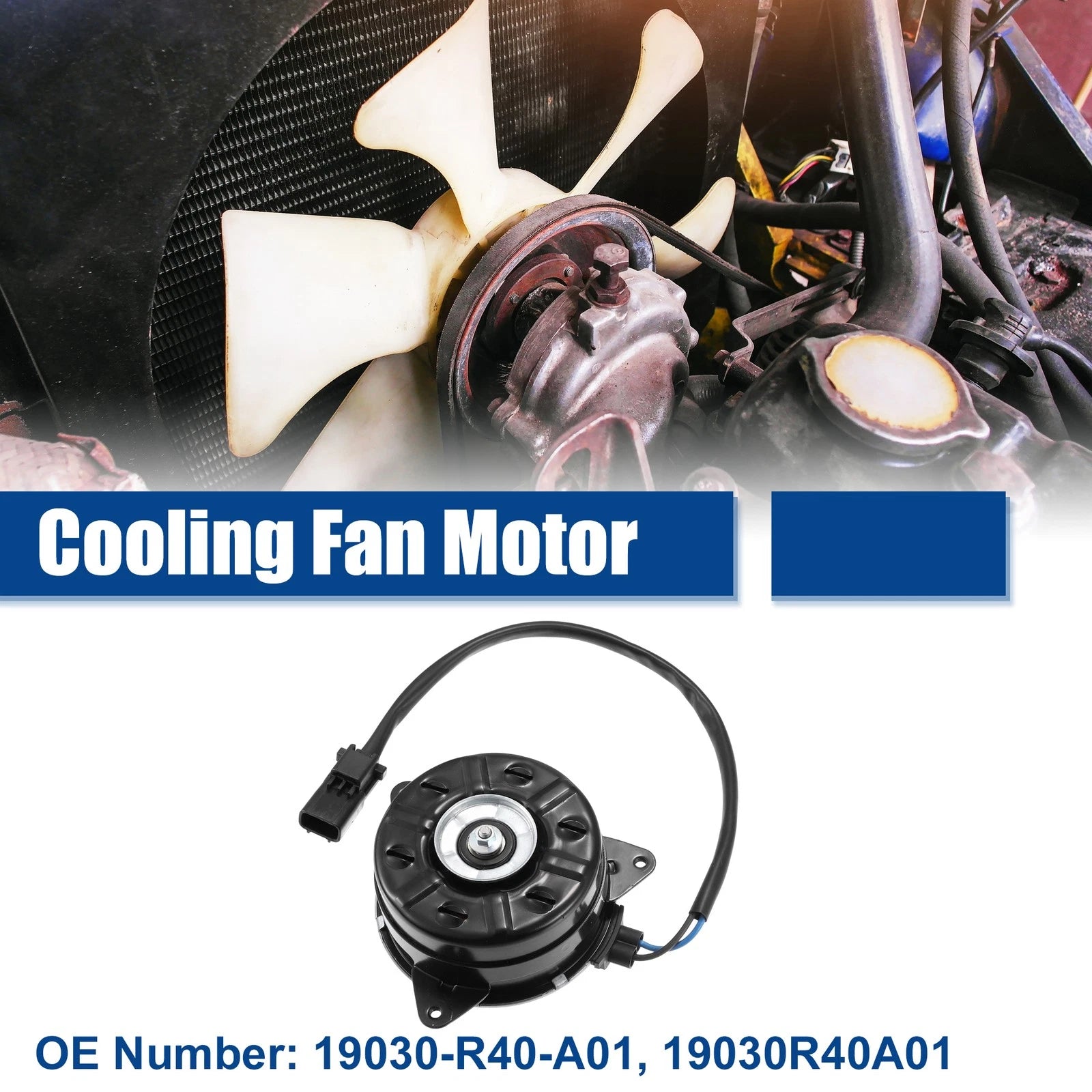 A/C Condenser Radiator Cooling Fan Motor for Honda 