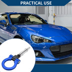 Tow Hook Ring 23.0cm for Honda S2000 (2000-2009) - Metal Towing Hook, Blue