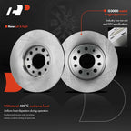 Disc Brake Rotor & Ceramic Pad Set for Chrysler Jeep Cherokee