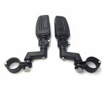 Black AirFlow FootPeg 1.5" for Harley Softail Dyna Glide Road King Sportster