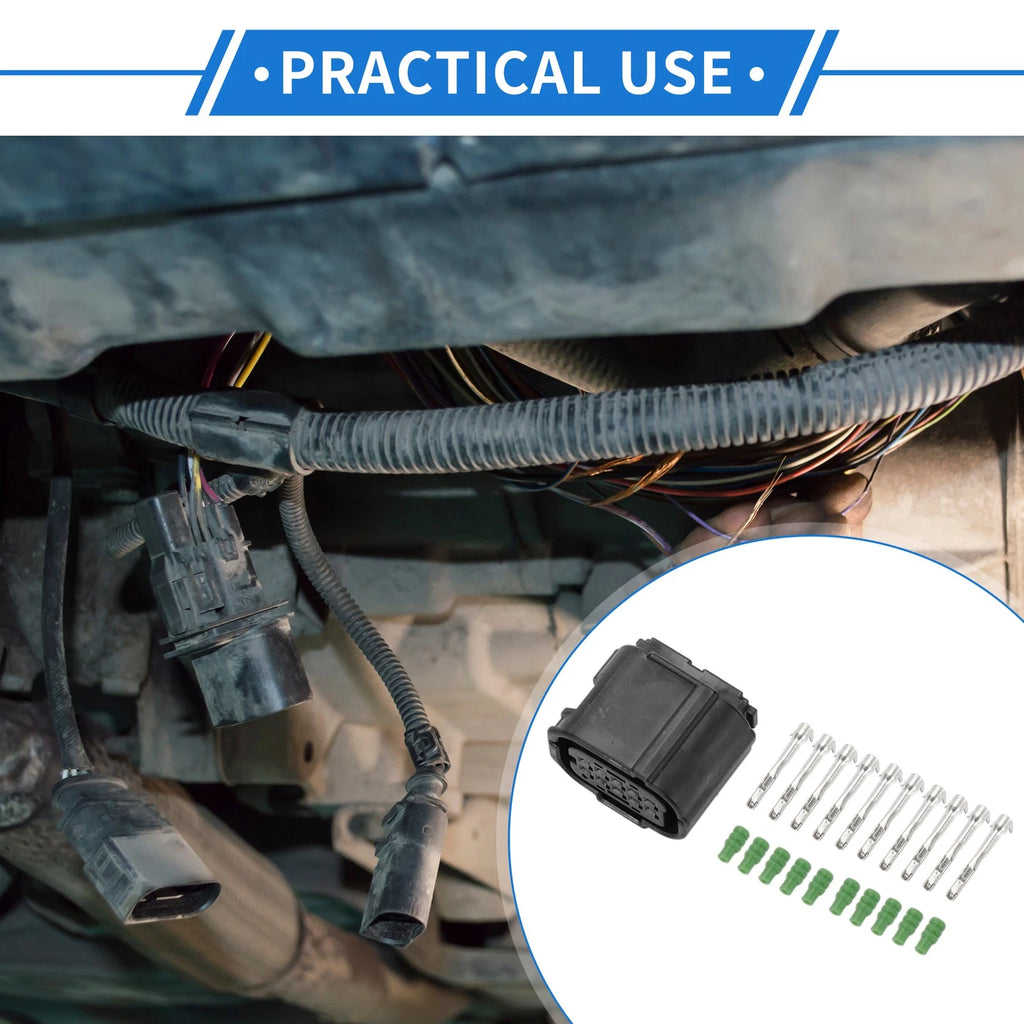 Set of 10 Pin Parking Assist Sensor Connector Plugs for Toyota Lexus 