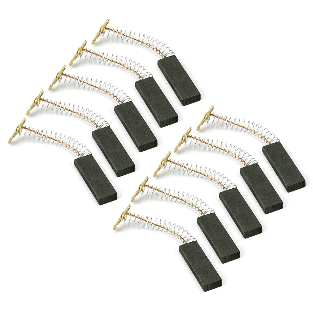 10pcs Carbon Brush Set for Drum Washing Machine (5x12, 5x37mm)