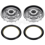 2X Front Brake Drum Hub & Dust Seal for Honda Rancher 350 TRX350TM (2000–2006)
