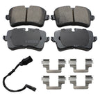 Set of 4 Akebono Euro Rear Ceramic Brake Pads for Audi A6 A7 RS5 RS7 S6 S7 (2012–2023)