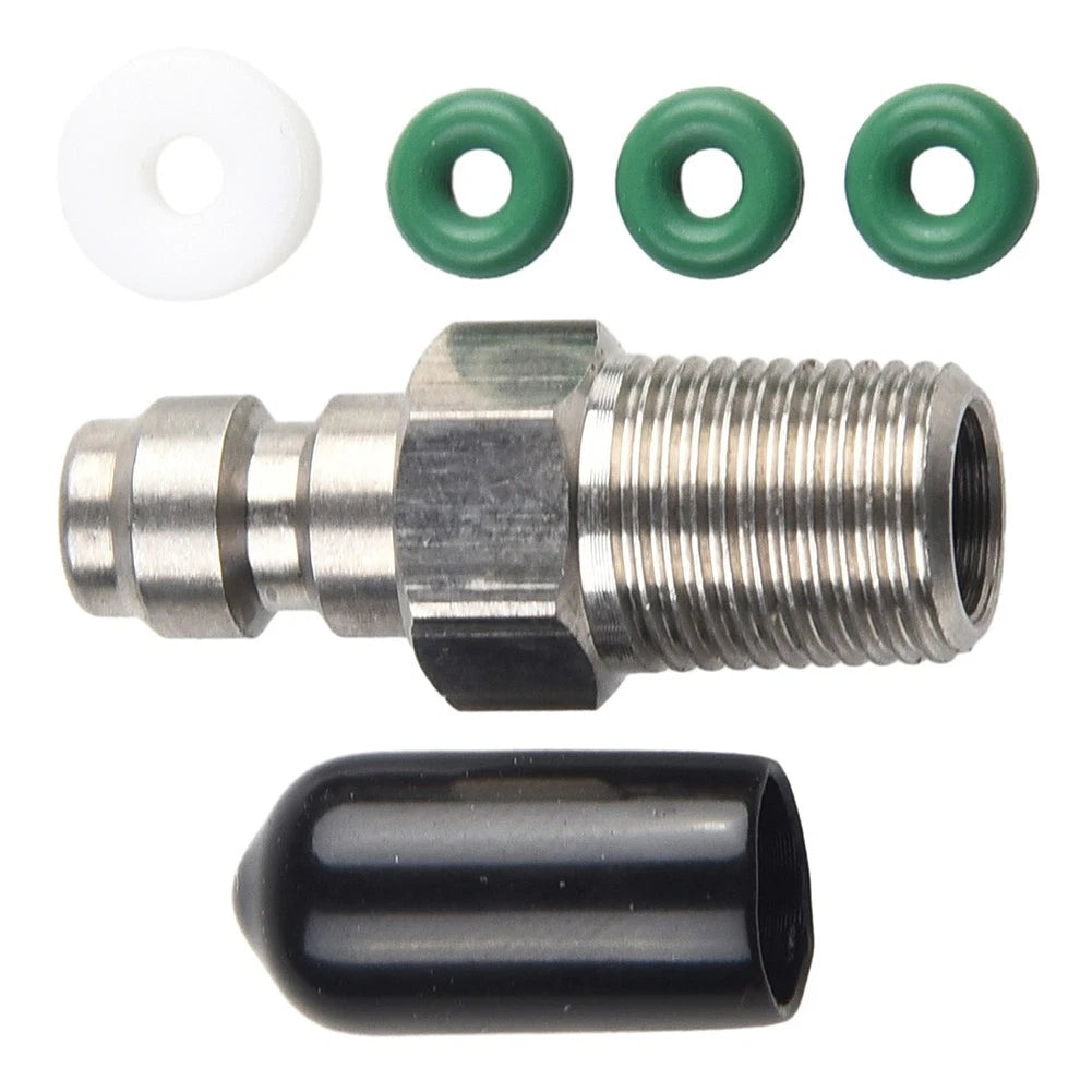 8mm Male Connector for Pneumatic Systems and High Pressure Pumps