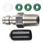 8mm Male Connector for Pneumatic Systems and High Pressure Pumps