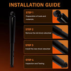 Set of 2 Rear Struts for Mazda B4000 (1994-2006)