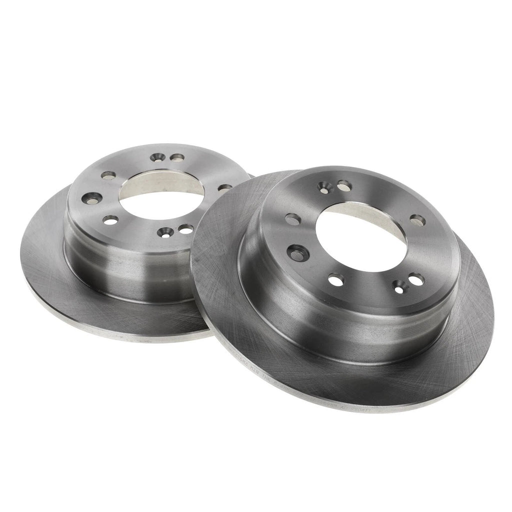 Set of 2 Rear Brake Rotors & Ceramic Pads for Hyundai Tucson Elantra (2011–2012)