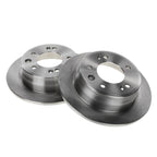 Set of 2 Rear Brake Rotors & Ceramic Pads for Hyundai Tucson Elantra (2011–2012)