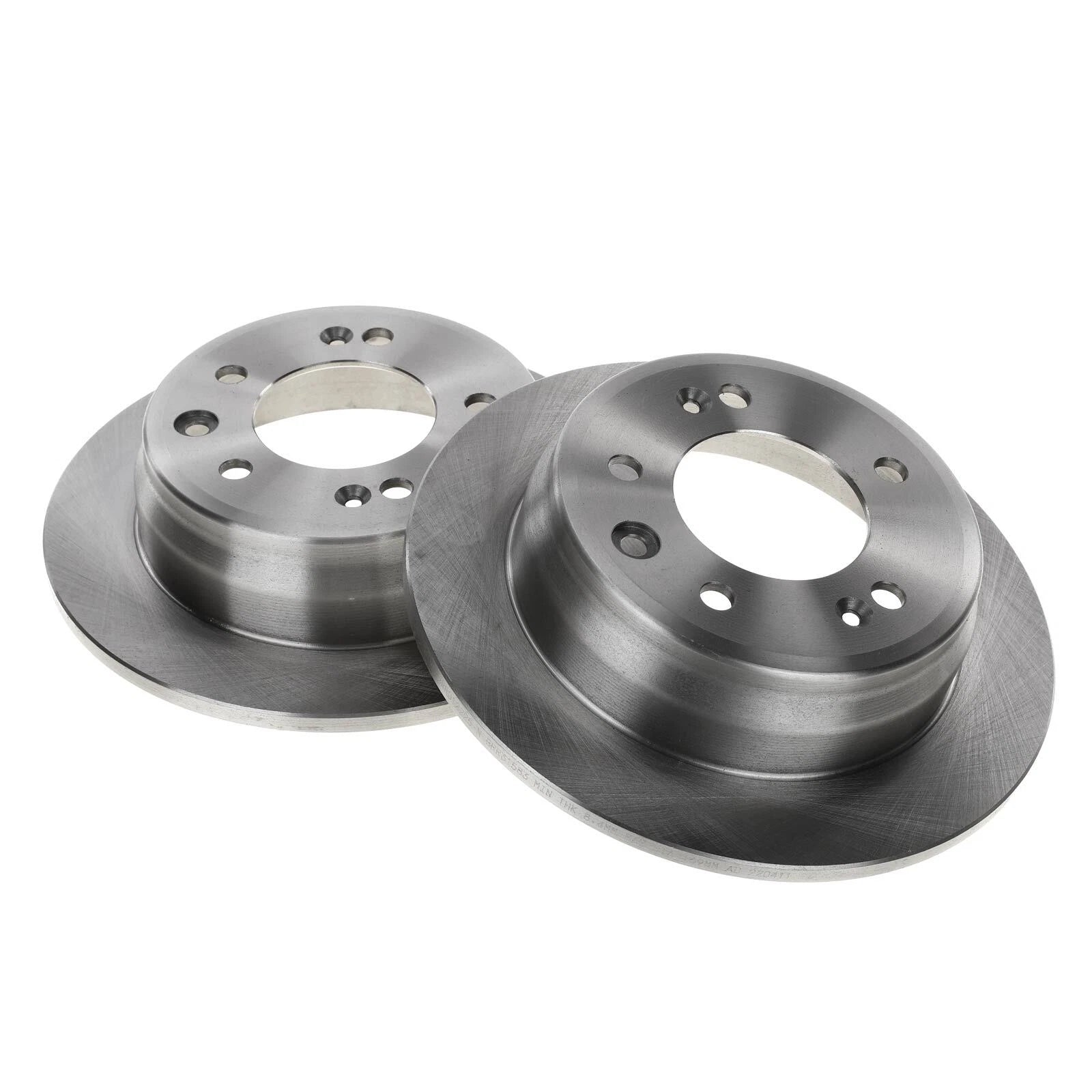 Set of 2 Rear Brake Rotors & Ceramic Pads for Hyundai Tucson Elantra (2011–2012)