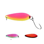 Copper Willow Leaf Spoon Lure for Trout Fishing - UV Painted