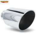 15" Slant Exhaust Pipe for Universal Applications (Chrome)