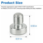 Transmission Fluid Drain Plug Bolt AWA0-19-857 for Mazda CX-9 (2013–2015)