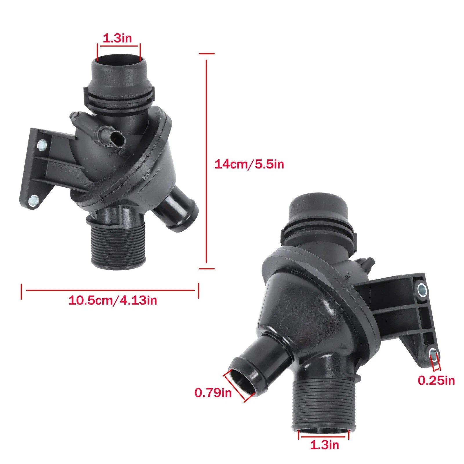 Electric Water Pump with Thermostat Kit for BMW 530xi 525xi X3 X5 (2006–2010)