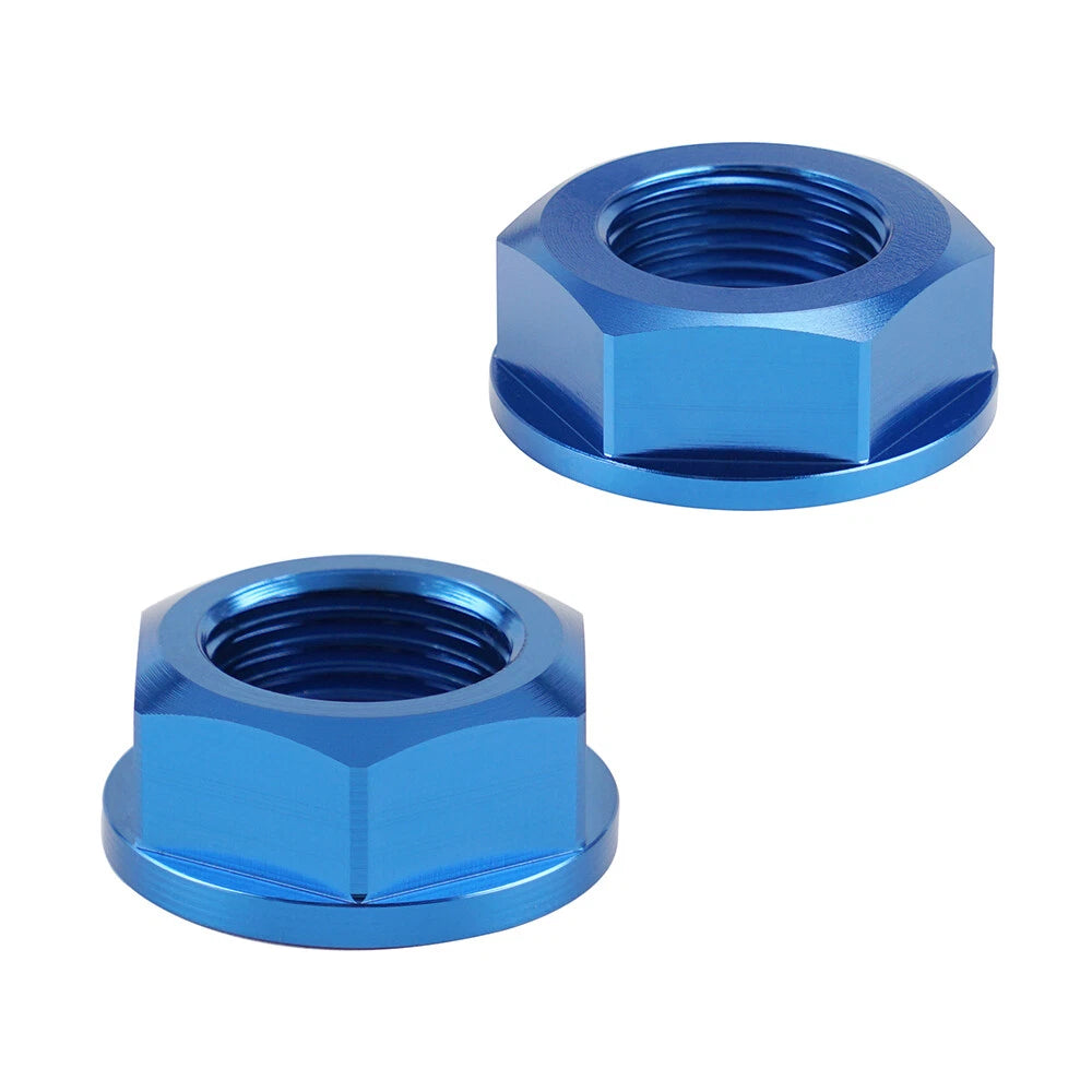CNC Front Axle Nut Set for Yamaha YZ125 YZ250 (2005–2021)