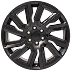 Satin Black Wheel 22 Inch Replacement for 1992–1994 Chevy Blazer