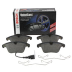 Set of 4 Front Brake Pads & Sensor for VW Passat Audi Q3 (2011–2020)