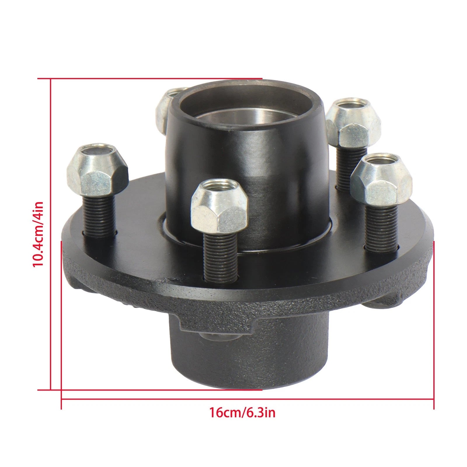 Set of 2 Trailer Hub Kit for 2000 lbs Spindle (1" or 1.0625")