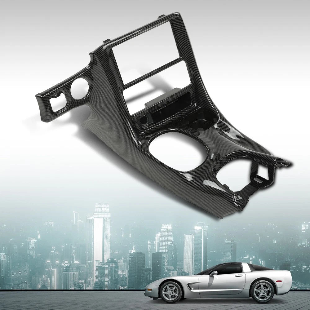 Double Din Radio Dash Installation Kit for Corvette C5 (1997–2004) Carbon Look