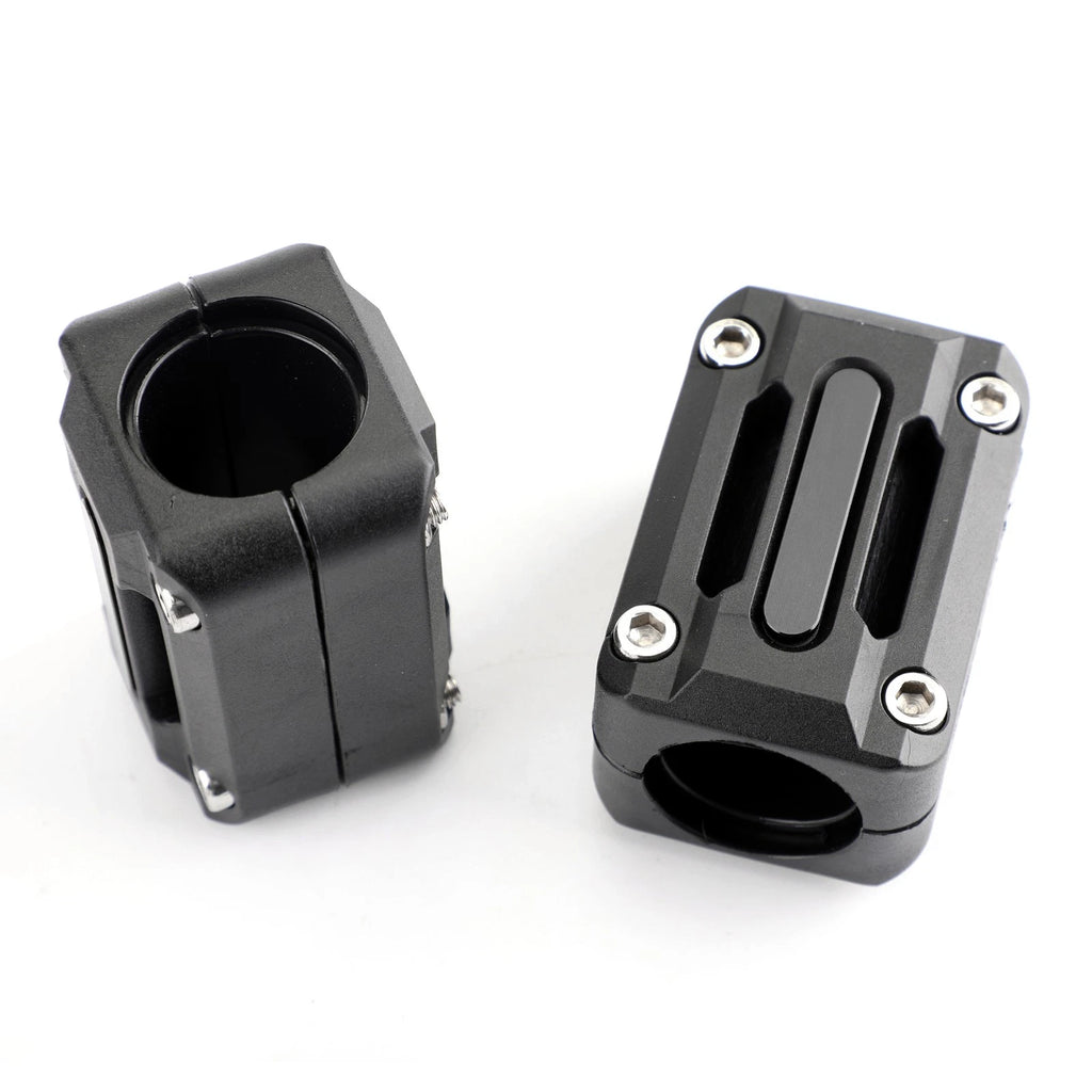 2x 25mm Engine Frame Bar Protection Crash Slider Pad for Motorcycle