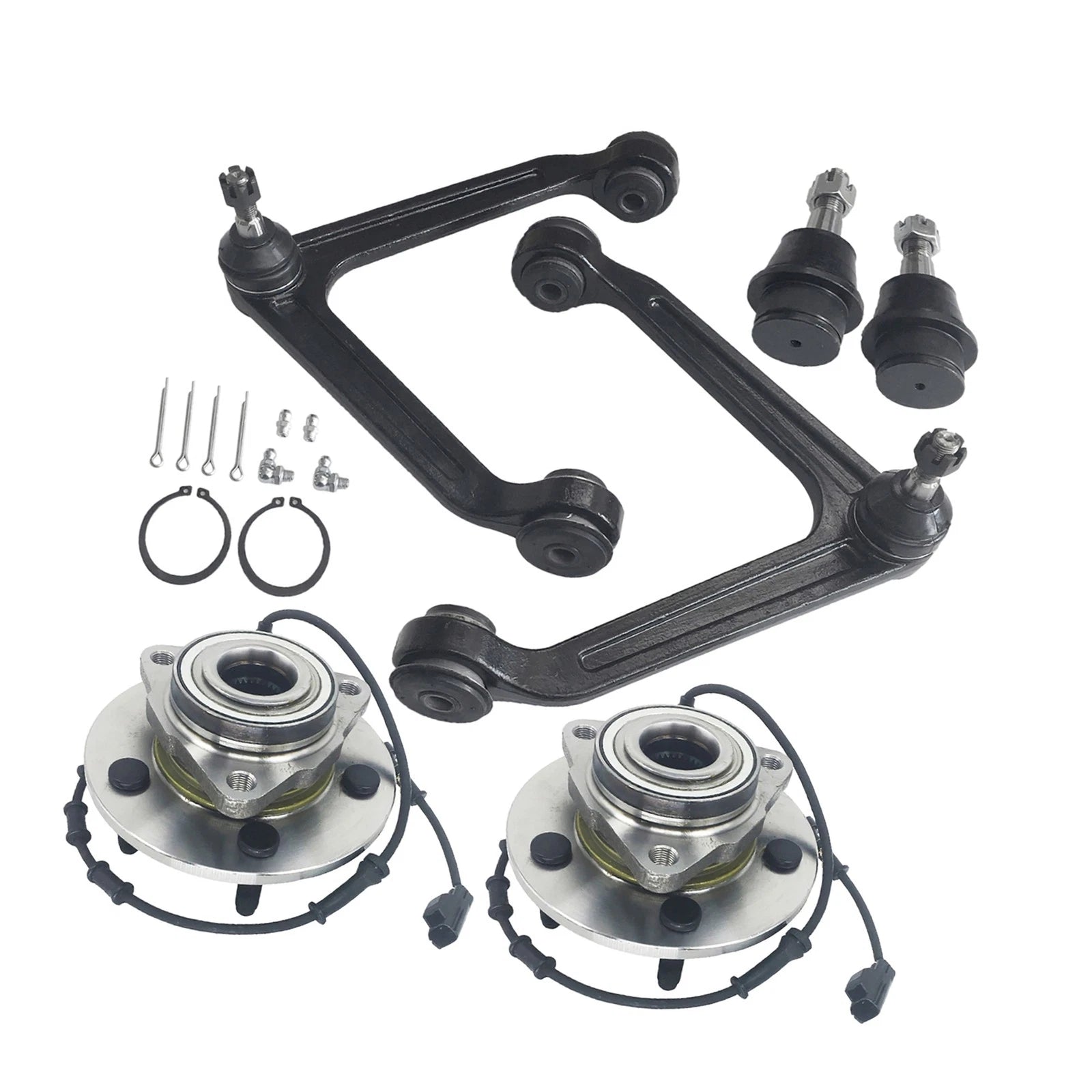 Control Arm W/Ball Kit & Wheel Hub Bearing w/ ABS for Dodge Ram 1500 (2002–2005)