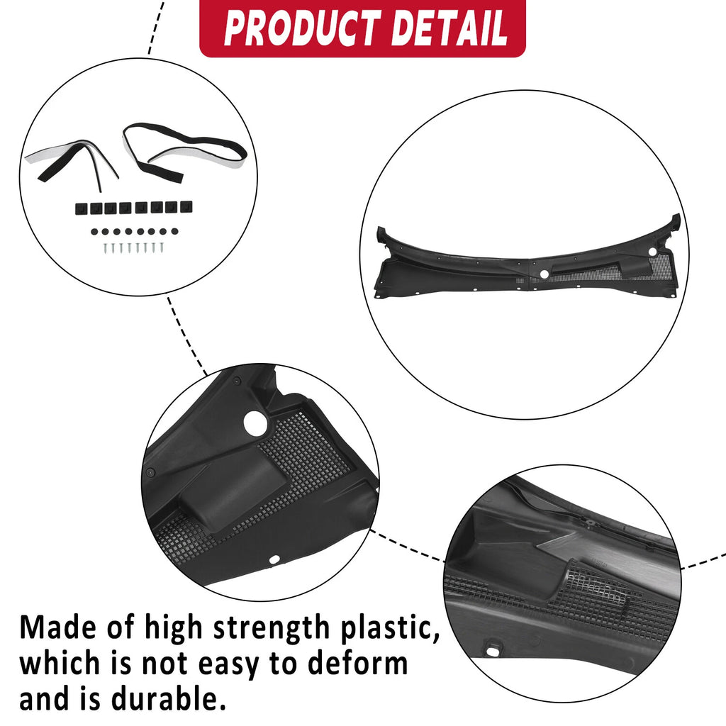 Set of 2 Windshield Wiper Cowl Grilles for Ford Escape Mercury Mariner (2001–2012)