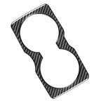 Rear Water Cup Holder Panel Cover Trim for Jeep Cherokee (2014–2022) Carbon Black