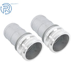 2X Cam Groove Hose Fitting for 3" Hose ID