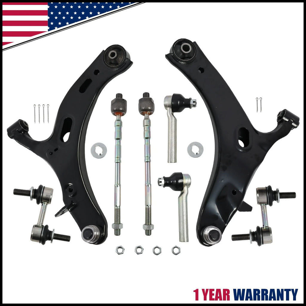 8x Front Lower Control Arm & Ball Joint Sway Bar for Subaru Outback (2010–2014)